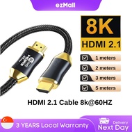 8K HDMI 2.1 Cable Ultra High-Speed 8K/60Hz 4K/120Hz HDMI Splitter Cable Dolby Vision 48Gbps