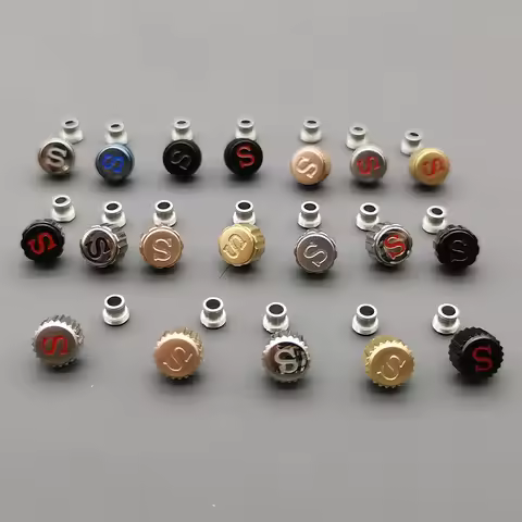 Mod SKX007 SKX009 Watch Case Crown Is Suitable Fits NH35 NH36 Movement S Logo Polished Silver Gold R