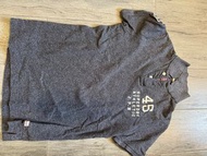 Superdry grey polo shirt