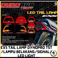 LAMPU BELAKANG WITH SIGNAL LIGHT LED TAIL LIGHT/HONDA EX5 DREAM/EX5 TAIL LAMP DYNOPRO TST LED