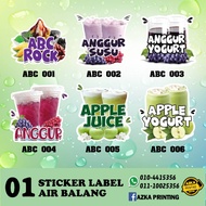 STICKER AIR BALANG A4 | A3 | AIR BALANG | STICKER BALANG KALIS AIR (1)