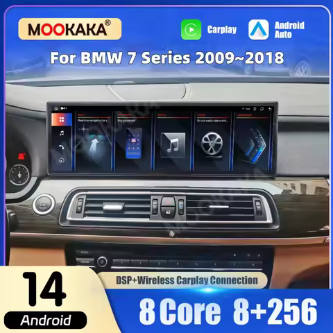 14.9" Car Radio For BMW 7 Series F01 F02 F04 2009~2018 Stereo Wireless CarPlay Android Auto Multimed