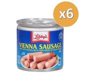 Libby's 利比維也納即食香腸仔  (4.6oz / 130g x  6 件) 平行進口 (限期: 2028年9月4日)