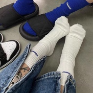 Trendy Socks ADER ERROR Embroidered Cotton Mid-Tube Socks Men Women High-Tube Sports Hip-Hop Sweat-A