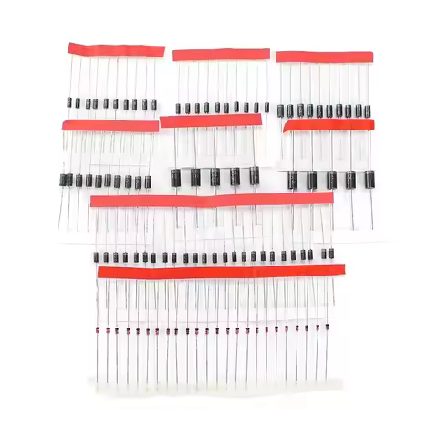 Fast Switching Schottky Diode Kit Set 1N4148 1N4007 1N5819 1N5399 1N5408 1N5822 FR107 FR207 8values 