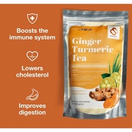 ♞,♘,♙Healthy Line/ Sague Ginger Turmeric Tea with Calamansi &amp; Lemongrass Stevia/ 350grams/ Vitamin