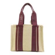 Chloe 帆布Woody Tote Medium肩背袋