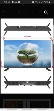 Led Tv 32" non smart, 43" smart tv