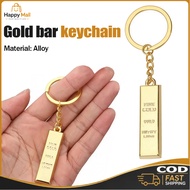 1pcs keychain creative imitation 9999 gold bar keychain gold