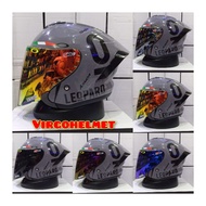 Helmet JS ARMOR Gorilla Gray Handsome Package LEOPARD SNI
