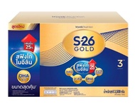 S-26 Gold Progress นมผง เอส26 โกลด์ โปรเกรส 3500 (สูตร 3) 6ซอง (ฟ้าทอง)