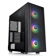 Thermaltake H570 TG ARGB Black ATX Tempered Glass Mid Tower Computer Chassis with Three 120mm ARGB L