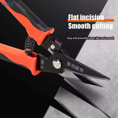[TL]【TL】Aviation Scissor Snips Metal Sheet Snip Scissors Industrial Cutter Multipurpose Carpet Cutti