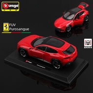 Bimagao 1:25 Ferrari FUV Purosangue Diecast Model Car Toy Realistic Alloy Vehicle Gift for Men Colle