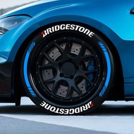 BRIDGESTONE Car Motorcycle Tire Letter Sticker 3D 3D English 1 Inch Tire Sticker