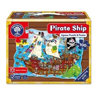 ORCHARD TOYS Pirate Ship จิ๊กซอว์เรือโจรสลัด สีสันสดใส ทั้งหมด 100 ชิ้น ลิขสิทธิ์แท้ นำเข้าจากอังกฤษ