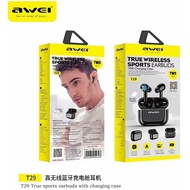 Awei T29 True Wireless Sports Earbuds With Charging Case
