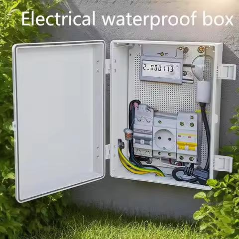 IP67 Outdoor Waterproof Box, ABS Engineering Plastic Base Box, Outdoor Monitoring Power Box