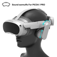 Ear Muffs PICO 4 Ultra PRO VR Headset Enhanced Sound Adjustable Comfort Earmuffs For PICO4 Head Stra