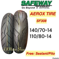 Safeway Tire Aerox Tire Tubeless Tire size 14" 8 ply rating, Japan Standard