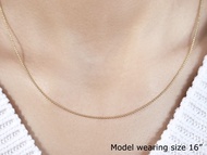 Nathalias NY สร้อยคอลายลูกปัด ทองคำแท้ 14K ดีไซน์มินิมอล Bead Chain พรีออเดอร์10-12 วัน 63364