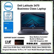 Dell Latitude 3470 Intel Core i5-6th Gen Business Class Laptop | Gaming | Editing | Photoshop | Auto