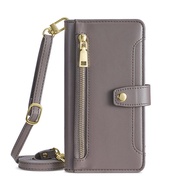 Honor X40 X60 pro X50i plus Full Cover Lens Crossbody Wallet Style Flip Cover Leather Phone Case X30