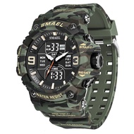 SMAEL Camouflage Sport Style Men's Wristwatches Digital Waterproof Shock Watch Outdoors Military Wat