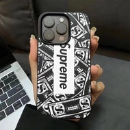 Casing iPhone 11 12 13 14 15 16 17 Pro Max Superbrand banknotes Case For iPhone 11 12 13 14 15pm 14P