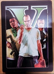 可玩可收藏 xbox xbox360遊戲光碟 俠盜獵車手5 鐵盒特別版中文版GTA5