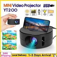 🔥Portable YT200 Projector Mini Phone iPad Usb Projector 4k Full HD 1080P projector small Classroom H