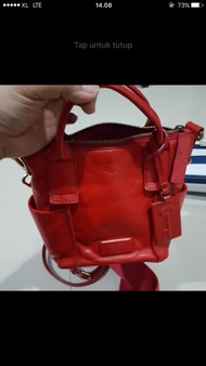 fossil emerson red mini