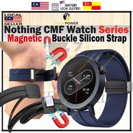 Nothing CMF Watch 3 Pro / Pro 2 / CMF Watch Pro Strap Magnetic Buckle Silicon Strap,Tali Jam Magneti