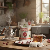 MAWAR RAW TISASE Rose Bud Tea | Rose Buds Flower Tea | Beautiful Rose Bud Tea Contains 30 Tea Bags