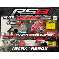 🇹🇼 NEW* RS8 PULLEY SET / CVT SET - NMAX / AEROX V4.2 - (RED) TARAGSIT PERFORMANCE 🇹🇼