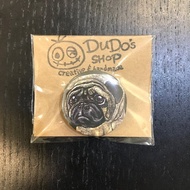 手繪插畫小胸章小徽章別針 | 八哥犬 巴哥犬 八哥 巴哥--B