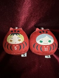 【全走優先】全新正版 排球少年 Haikyuu 音駒不倒翁公仔吊飾 | 研磨 5號 + 列夫 11號