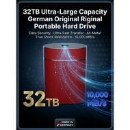 【32TB Massive Capacity】Portable Hard Drive High Speed Transfer External Hard Drive / Portable Hard D