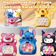 CODE H42B Children's Toys Pop It Electronic Game Electric Character Bubble LED Fidget Toys Children'