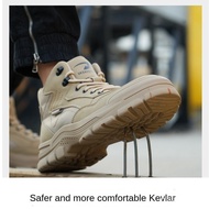 Breathable Work Boots Lightweight Men Women Safety Shoes Anti-smashing Anti-piercing Steel Toe Shoes