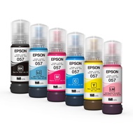 Epson 057 6 สี BKCMYLCLM ของแท้ 100% เหมาะสำหรับใช้ใน T09D100-600 FOR L8050 L1805070ml