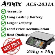 [READY STOCK] 25KG AMAX ACS-2031A DIGITAL WEIGHING SCALE