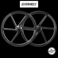 Elitewheels Velo 6 II carbon wheelset roadbike bicycle full carbon spoke 50mm