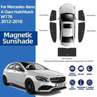 Car Sunshade For Mercedes Benz A Class W176 2012-2018 Magnetic Car Sunshade Shield Front Windshield 