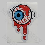 MATA Eye Rat FINK blood Car Motorcycle Stickers Eye Stickers Accessories