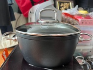 Berndes 24cm 高身雙耳 煲連玻璃蓋