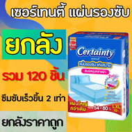 Certainty เซอร์เทนตี้ แผ่นรองซับ แห้งสบาย (L-XL) ขนาดใหญ่