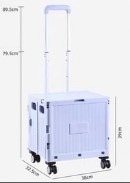 全新 旅行箱輪 360度旋轉 萬向四輪 購物車 拉車仔 買餸行街 必備好幫手 折疊收納伸縮