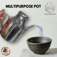 Stainless Steel Oil Pot Jug/ Multi-Purpose Pot/ Jug Simpan Minyak Masak/ 18oz ~ 24oz