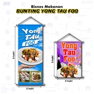 Yong Tau Foo BuntingDesign - Thick Waterproof/ Lasak - Business/ Stall/ Night Market/ Tent/ (A1-AF03